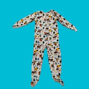 Carter's Woodland Animal Fleece Pajama Footie Sleeper Toddler Boy